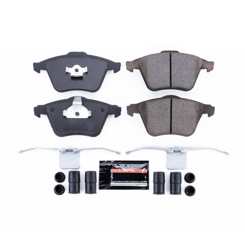 PowerStop Z23-915B PowerStop - Z23 Daily Driver Carbon-Fiber Ceramic Brake Pads with Hardware Kit