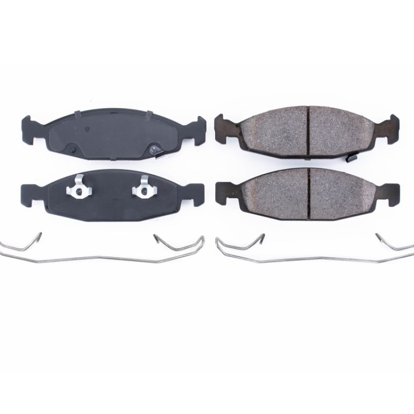 PowerStop 17-790 PowerStop - Z17 Low-Dust Ceramic Brake Pads with Hardware