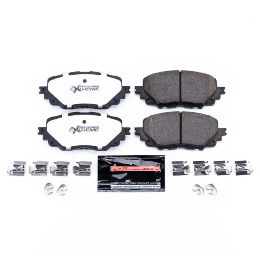PowerStop Z26-1903 PowerStop - Z26 Performance Carbon-Fiber Ceramic Brake Pads with Hardware Kit