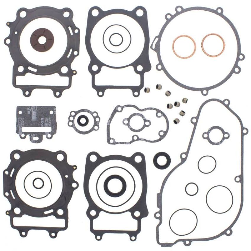 Vertex Pistons 811929 Vertex Gaskets 08-10 Arctic Cat 1000 H2 THUNDERCAT Complete Gasket Kit w/ Oil Seals