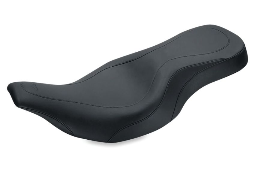 Mustang Motorcycle 76587 Mustang 97-07 Harley Electra Glide, Rd Glide Wide Tripper 1PC Seat - Black
