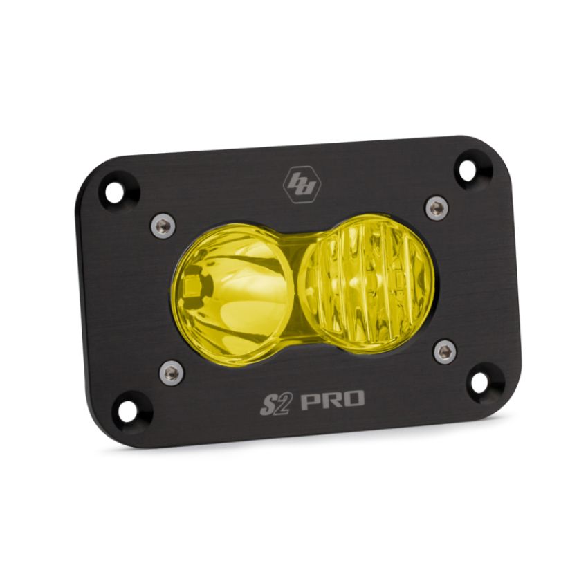 Baja Designs 481013 S2 Pro Black Flush Mount LED Auxiliary Light Pod