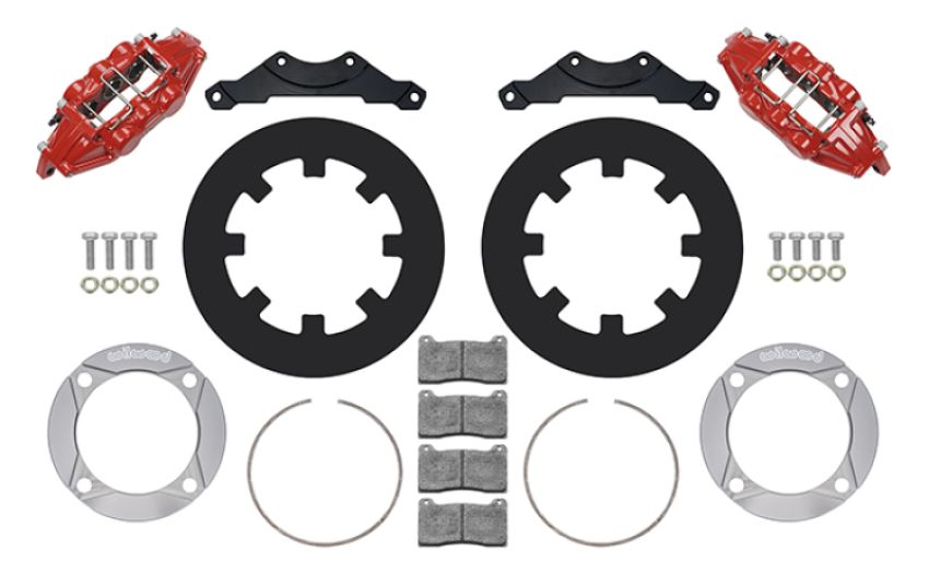Wilwood 140-16633-R 2014+ Polaris RZR XP 1000 Rear Kit 11.25in - Red