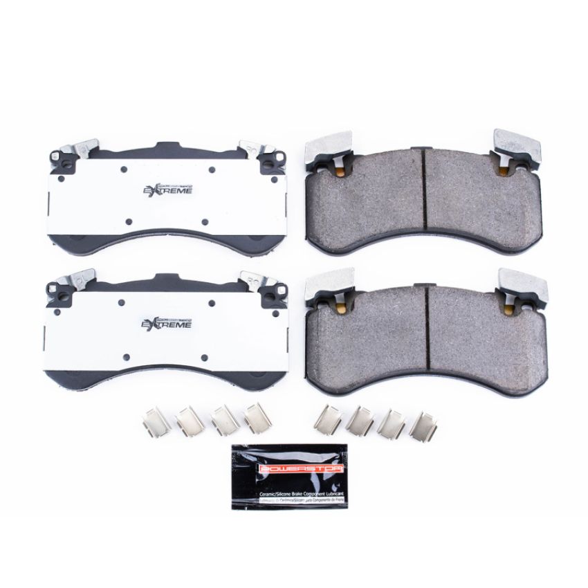 PowerStop Z26-1575 PowerStop - Z26 Performance Carbon-Fiber Ceramic Brake Pads with Hardware Kit