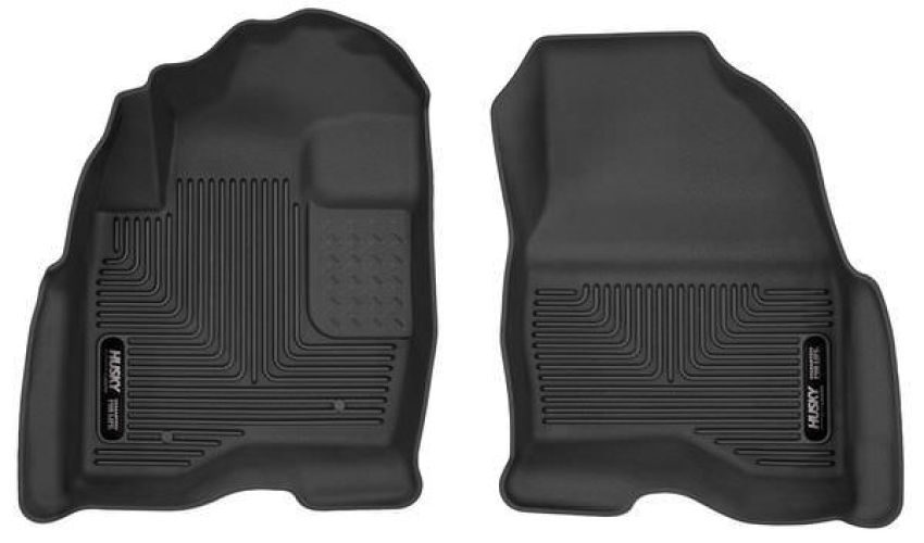 HUSKY LINERS HSK53331 Ford X-Act Contour Floor Liners Front Black