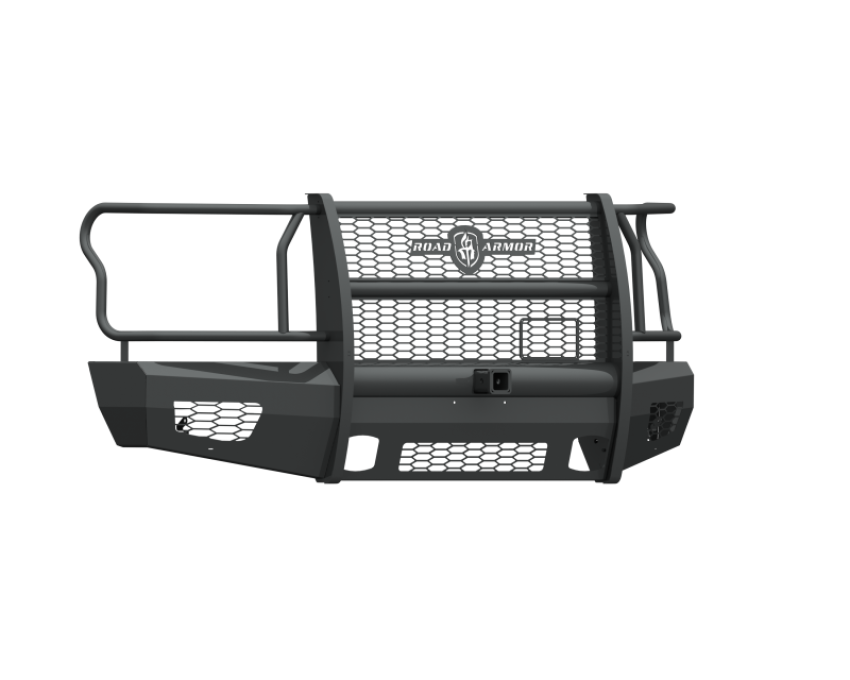 Road Armor 615VF26B 15-17 Ford F-150 Vaquero Front Bumper Full Guard 2in Receiver - Tex Blk
