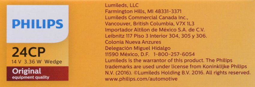 Philips 24CP Philips Standard Miniature 24