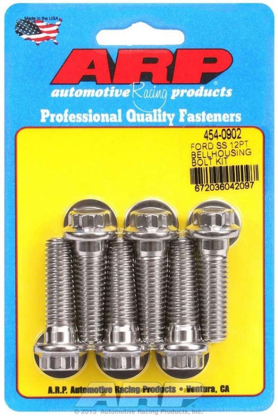 ARP ARP454-0902 S/S Bellhousing Bolt Kit - 12pt. Ford
