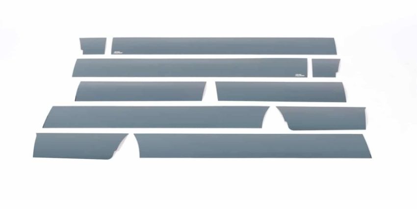 Putco 9751432BP 09-14 Ford F-150 Super Cab 8ft Long Box - 7in Wide (10pcs) Black Platinum Rocker Panels