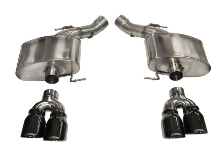 CORSA Performance 14934BLK Corsa 2012-2017 BMW M5 F10 Black Sport Axle-Back Exhaust