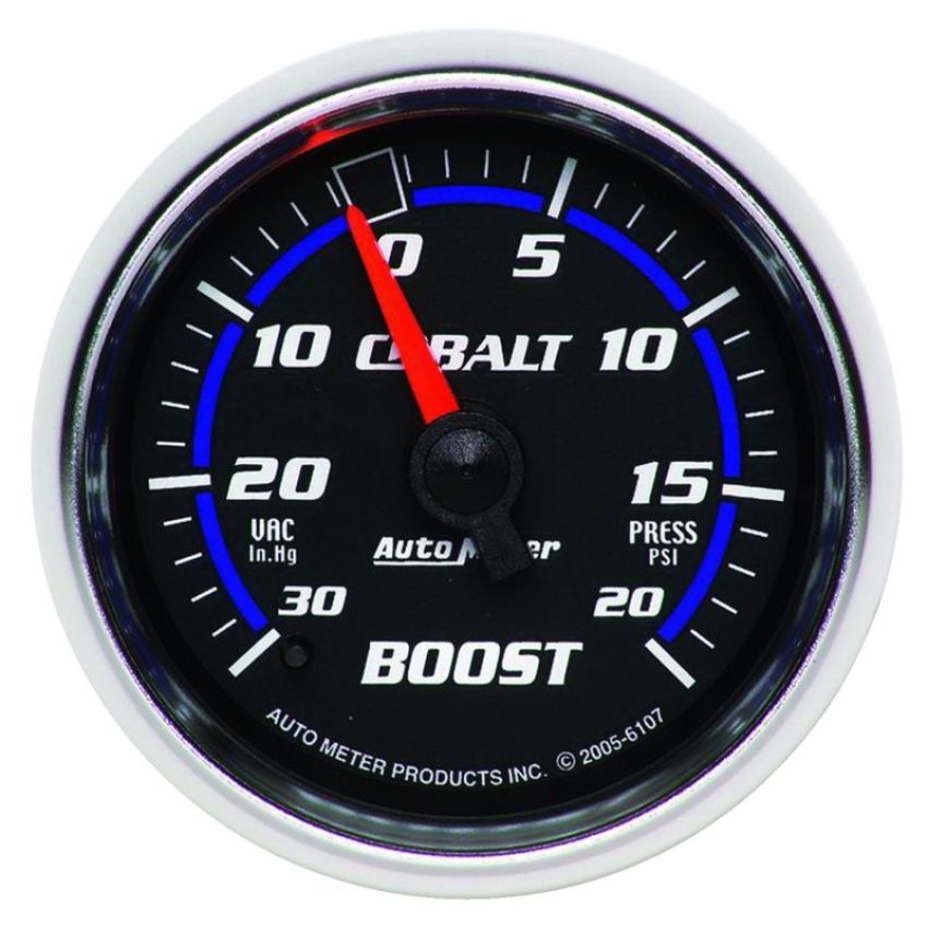 AUTOMETER ATM6107 2-1/16in C/S Boost/Vac Gauge 30in HG/20psi