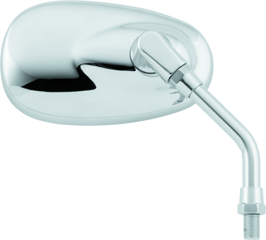BikeMaster 601127 Universal Mini Mirror 10mm - Each - Chrome