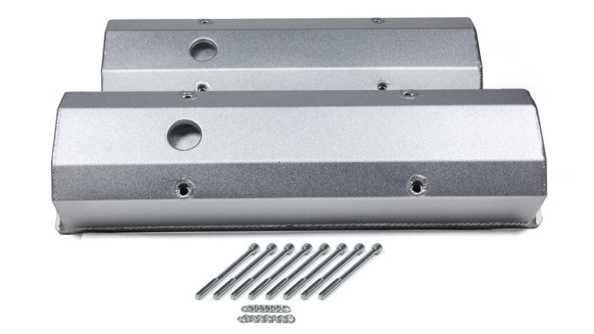 PRW INDUSTRIES, INC. PQX4035000 Billet Rail Fab. V/C's - SBC Tall Silver