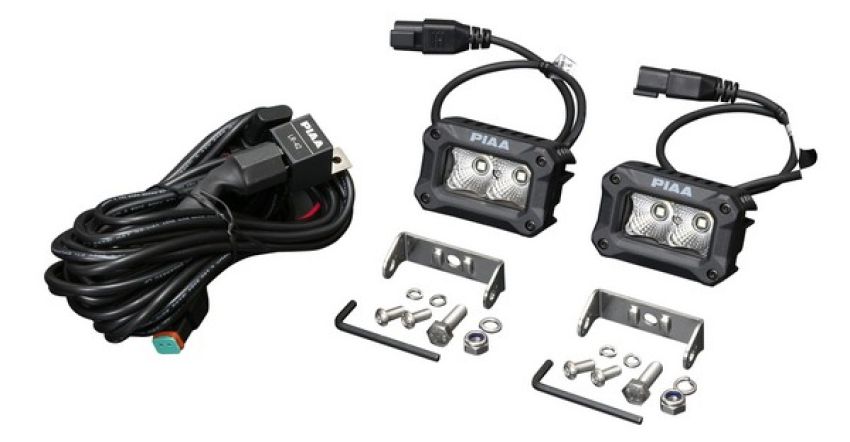 PIAA 25-02303 PIAA 2000 Series LED Light Kit, Flood Beam