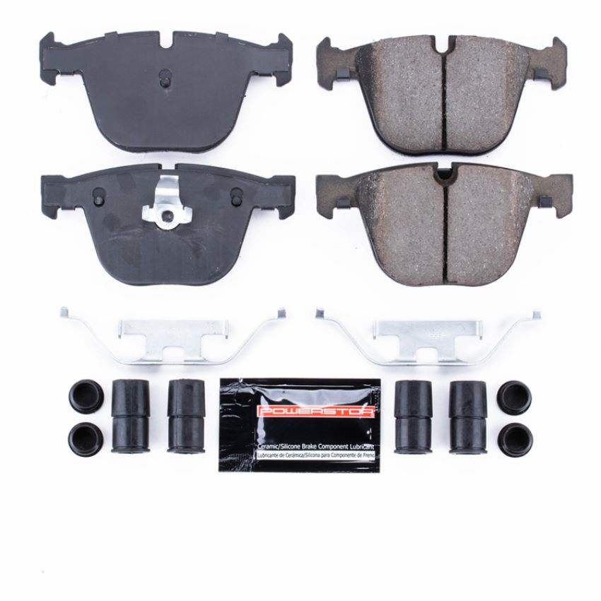 PowerStop Z23-919B PowerStop - Z23 Daily Driver Carbon-Fiber Ceramic Brake Pads with Hardware Kit