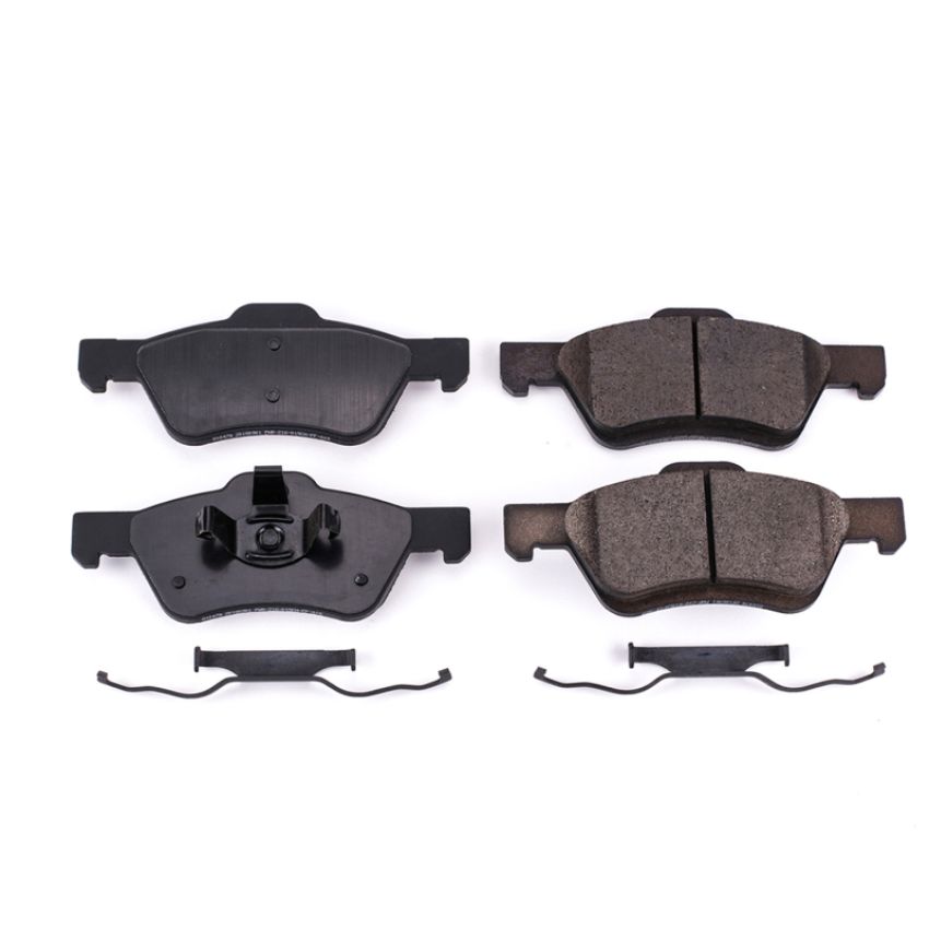 PowerStop 17-1047A PowerStop - Z17 Low-Dust Ceramic Brake Pads with Hardware