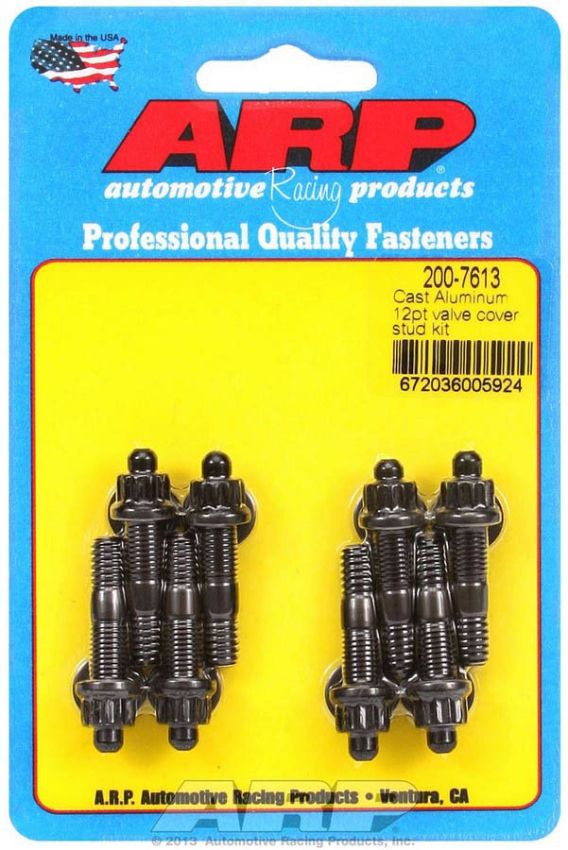 ARP ARP200-7613 Valve Cover Stud Kit 1/4 12pt. (8)