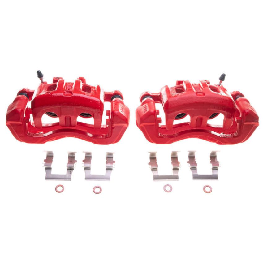 PowerStop S1676 Red Powder Coated Calipers