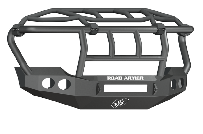 Road Armor 611403B-NW 11-16 Ford F-250 Stealth Front Bumper w/Intimidator Guard - Tex Blk