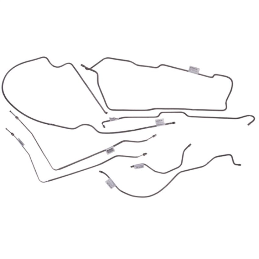 OMIX 16737.43 Full Brake Line Set 76-80 Jeep CJ7