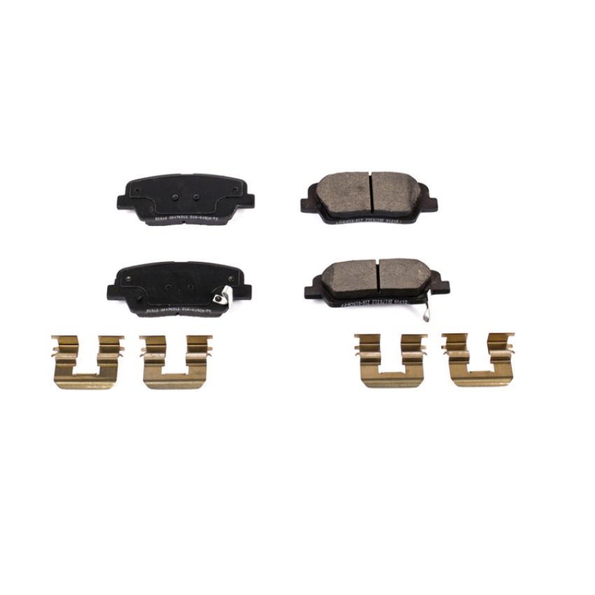 PowerStop 17-1916 PowerStop - Z17 Low-Dust Ceramic Brake Pads with Hardware