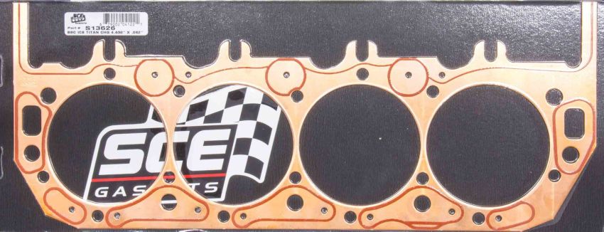 SCE GASKETS S136262 CHEVROLET BB MK4 4.630 X .062 ICS TITAN COPPER HD GSKT