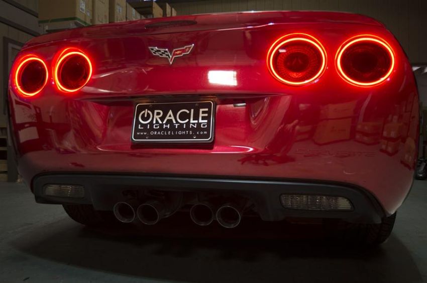 Oracle Lighting 2542-003 LED Tail Light Halo Kit, Red