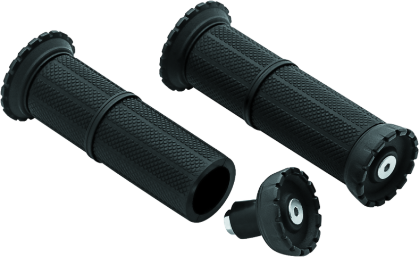 Kuryakyn 3585 Riot Universal Grips 1in Satin Black