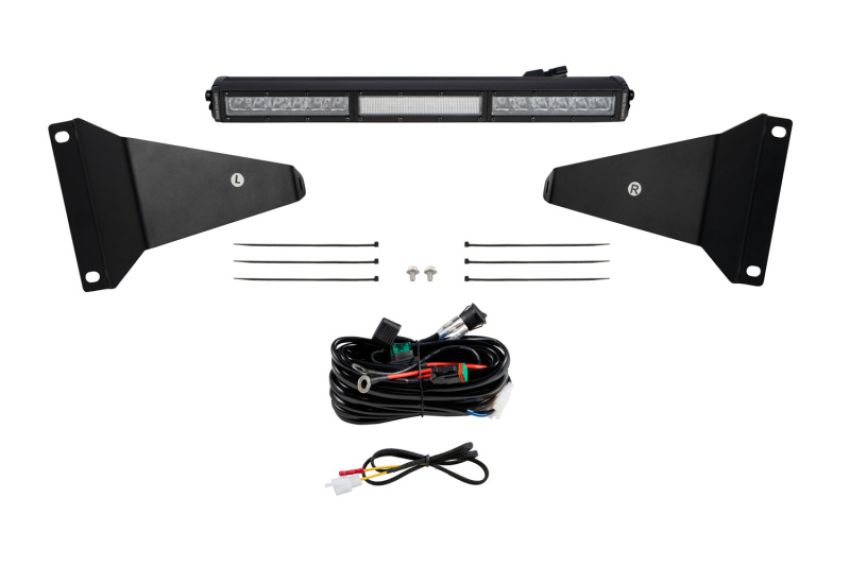 Diode Dynamics DD7627 Stealth Bumper Light Bar Kit for 2019-Present Ram - White Combo