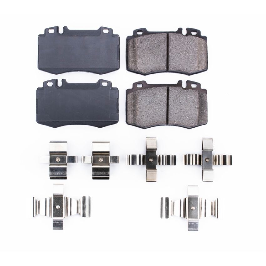 PowerStop 17-847 PowerStop - Z17 Low-Dust Ceramic Brake Pads with Hardware