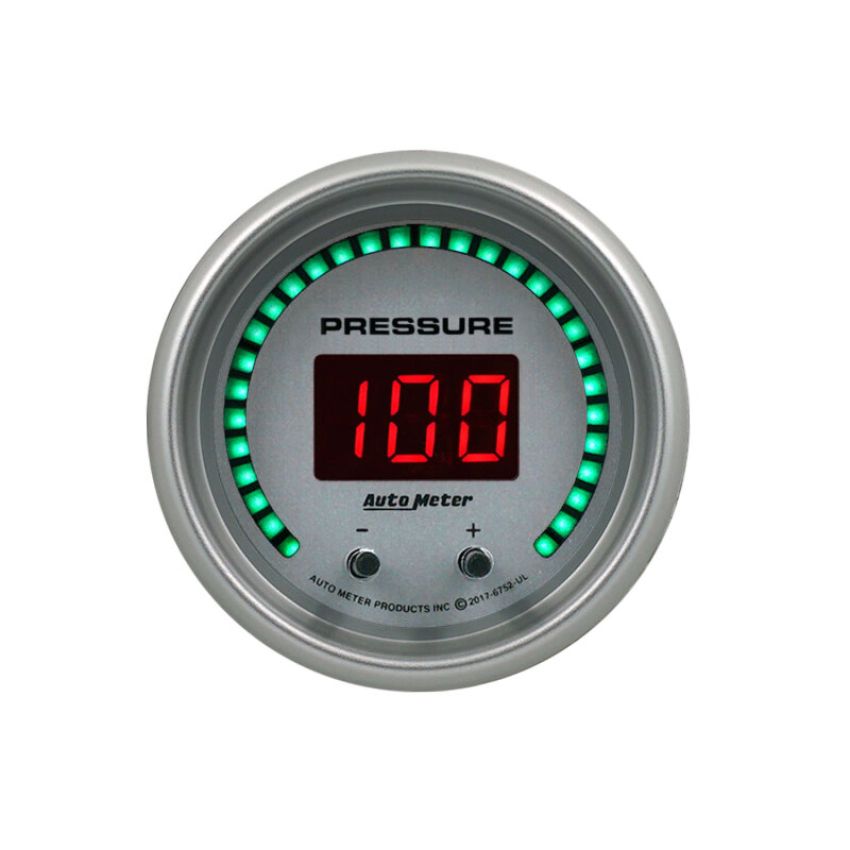 AutoMeter 6752-UL GAUGE, PRESSURE, 2 1/16