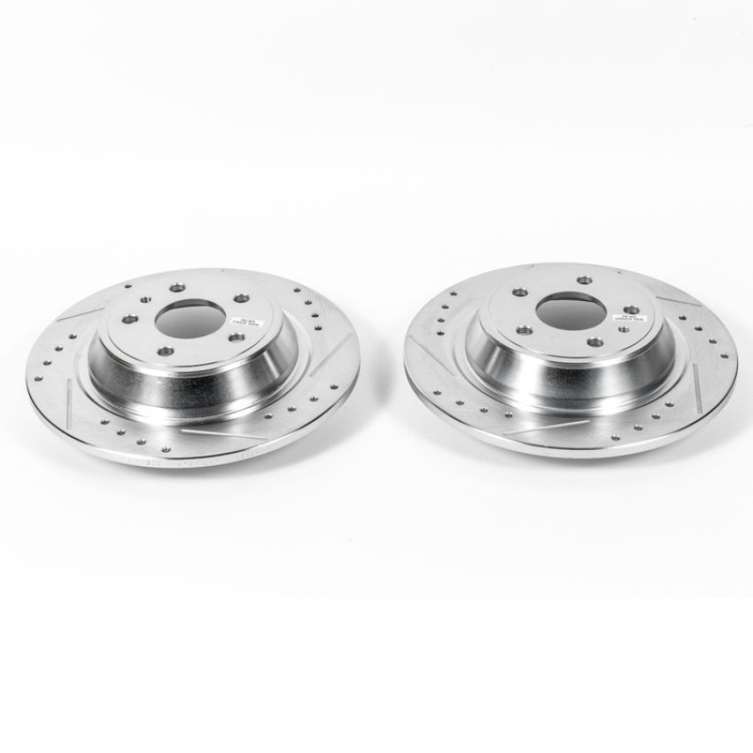 PowerStop AR85156XPR PowerStop Evolution Performance Drilled, Slotted & Plated Brake Rotor Pair