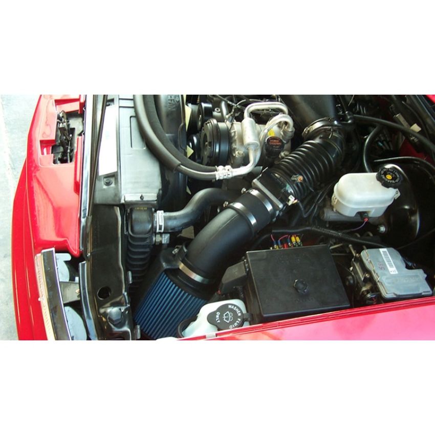 Volant 25643 Volant air intake systems utilize a high-velocity venturi filter adapter which provides a smooth transition through the MAF sensor into the intake tube for a much needed airflow improvement over the factory rubber tubing and resonator box.