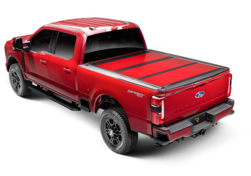 Undercover AR22021L-RR 17-20 Ford Super Duty 80.4in Fusion Bed Cover - Ruby Red