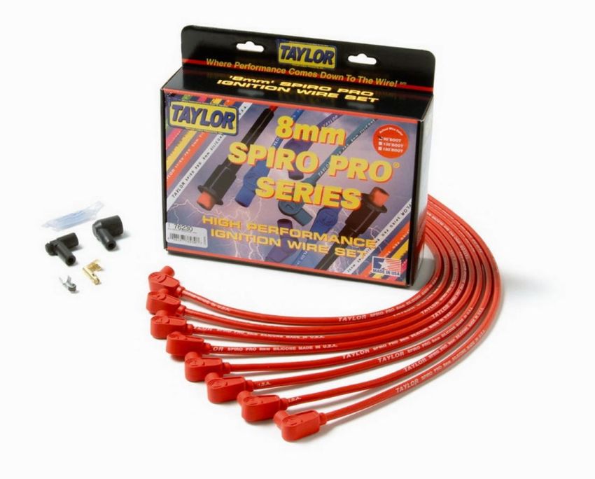 Taylor Cable 76230 SBC 8MM Pro Race Wires- Red