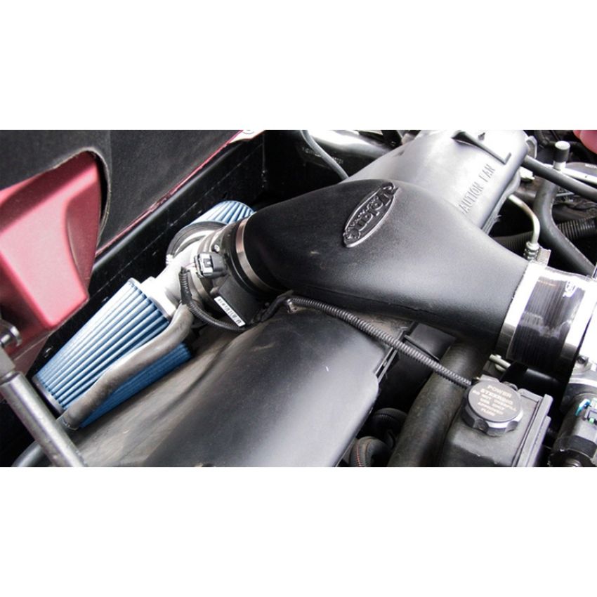 Volant 25857C Volant air intake systems utilize a high-velocity venturi filter adapter which provides a smooth transition through the MAF sensor into the intake tube for a much needed airflow improvement over the factory rubber tubing and resonator box.