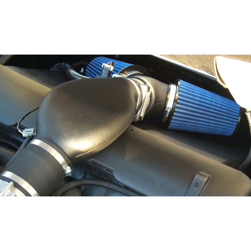Volant 25957C Volant air intake systems utilize a high-velocity venturi filter adapter which provides a smooth transition through the MAF sensor into the intake tube for a much needed airflow improvement over the factory rubber tubing and resonator box.