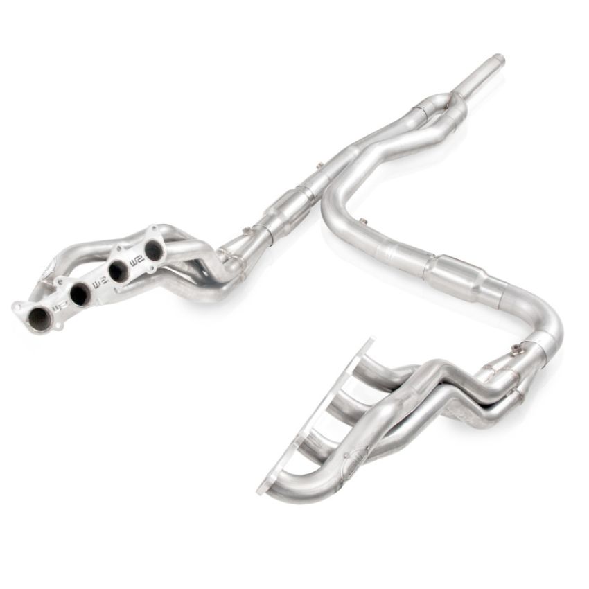 Stainless Works FT11HCATY 2011-14 F-150 5.0L 1-7/8in Primaries 3in High-Flow Cats Y-Pipe