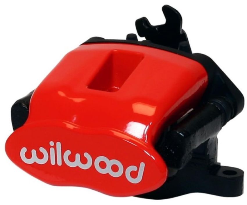 Wilwood 120-10112-13-RD Caliper-Combination Parking Brake-Pos 13-L/H-Red 41mm piston .81in Disc