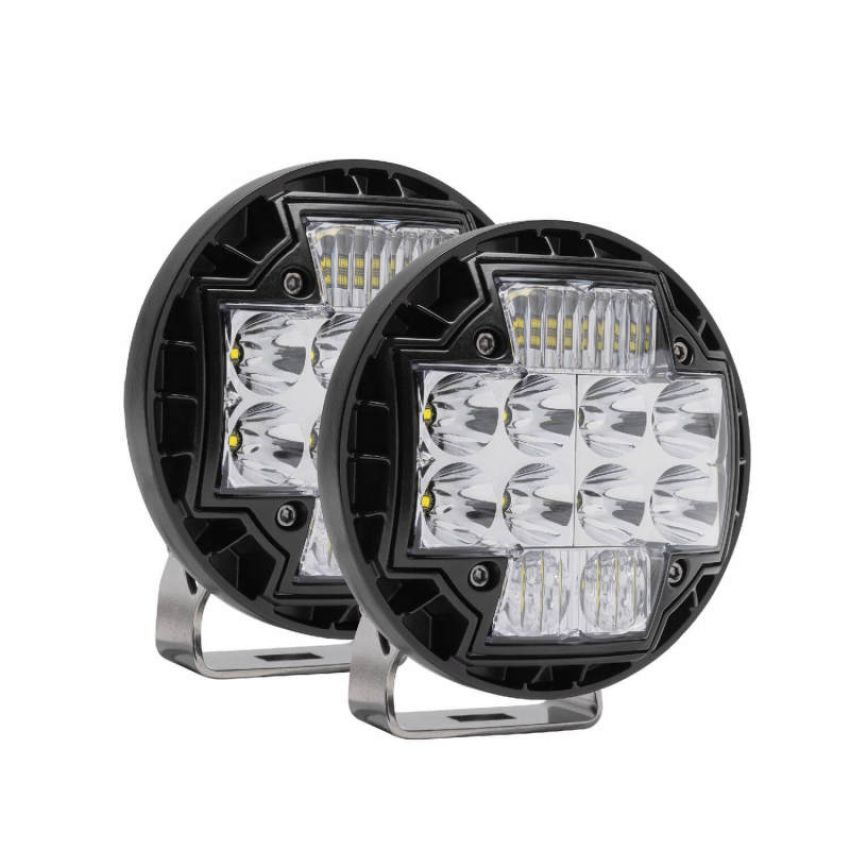 ARB TM512 Nacho 5.75in Offroad TM5 Combo White LED Light Set