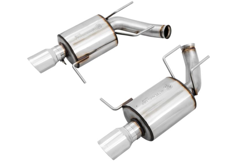 AWE Tuning 3015-32094 S197 Mustang GT Axle-back Exhaust - Touring Edition (Chrome Silver Tips)
