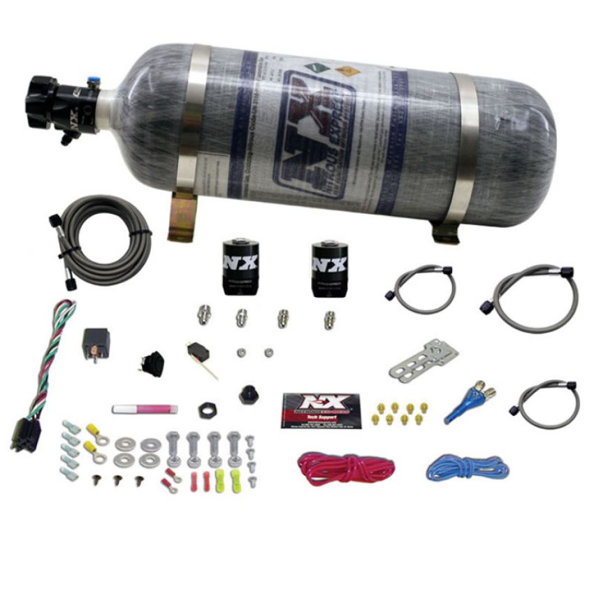 Nitrous Express 20921-12 ALL DODGE EFI SINGLE NOZZLE SYSTEM WITH COMPOSITE BOTTLE