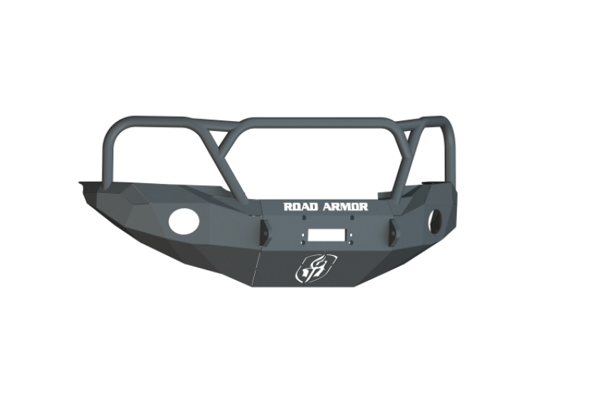 Road Armor 99011B 05-11 Toyota Tacoma Stealth Front Winch Bumper w/Lonestar Guard - Tex Blk