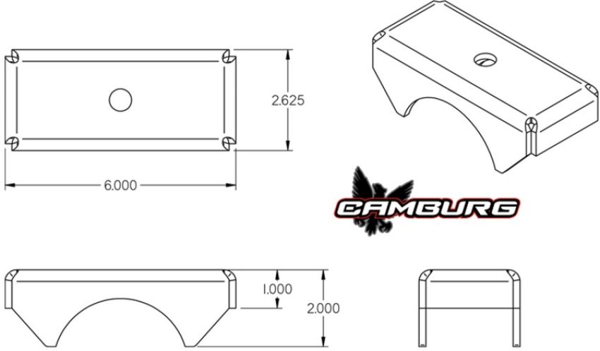 Camburg CAM-320010 07-21 Toyota Tundra 2wd/4wd L/T Spring Perch (pair)