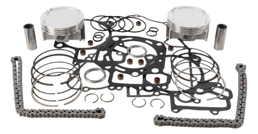 Vertex Pistons VTKTC23908A Vertex Piston 08-13 Kawasaki KRF 750 Teryx 4x4 750cc Replica Top End Piston Kit; 8.8:1 Kit