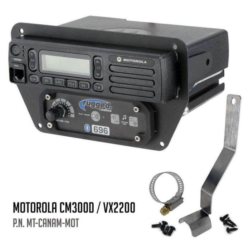Rugged Radios MT-CANAM-KEN Can-Am Commander Intercom and Radio Mount Kenwood TK7360