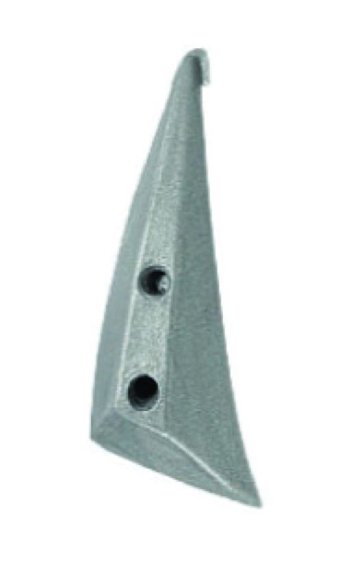 Gaerne 4511-002 GP1 Slider Replacement Front (Silver)