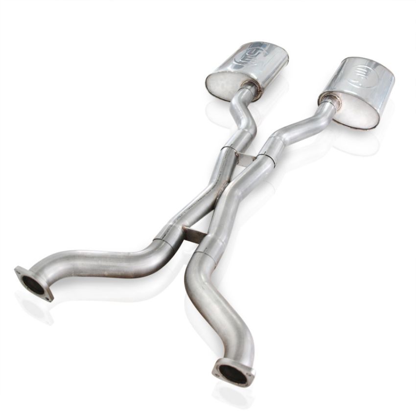 Stainless Works CRVIC03CBNTL 2003-11 Crown Victoria/Grand Marquis 4.6L 2-1/2in Exhaust S-Tube Mufflers No Tips