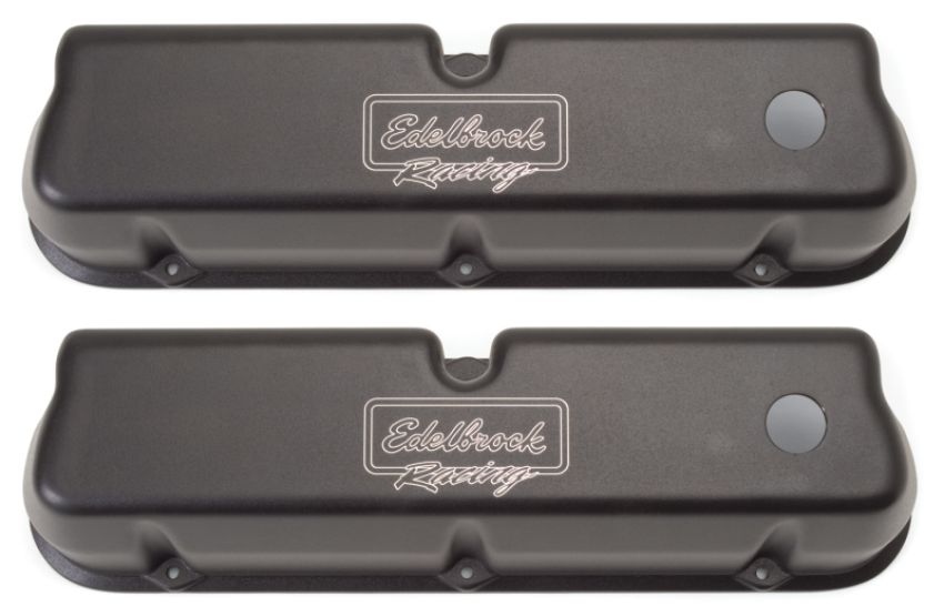 Edelbrock 41263 Valve Cover Victor Series Ford 289-302-351W CI V8 Tall Black