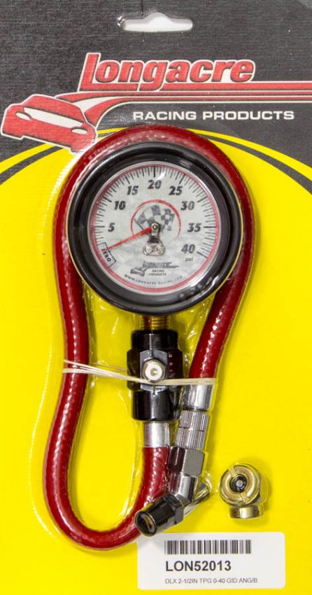 LONGACRE LON52-52013 Tire Gauge 0-40PSI 2.5in GID Deluxe